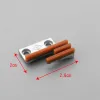 Type B toothless rubber teeth, high-quality Oxford teeth, industrial sewing machine parts, universal three-row rubber teeth for computer flat sewing machines, wear-resistant and pressure-resistant Specification image